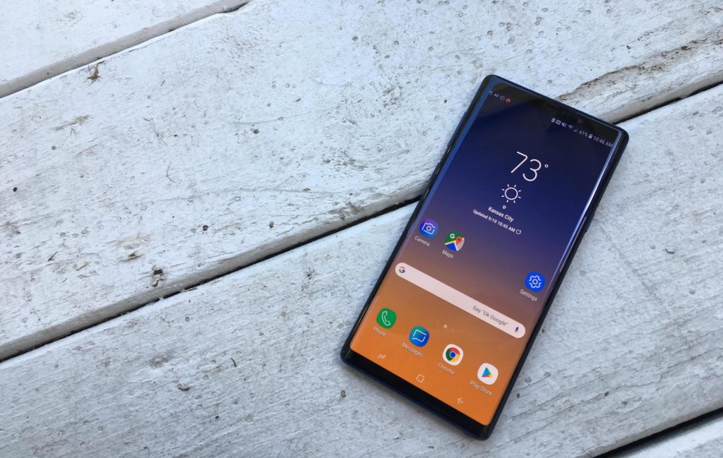 Samsung Galaxy Note 9 phone